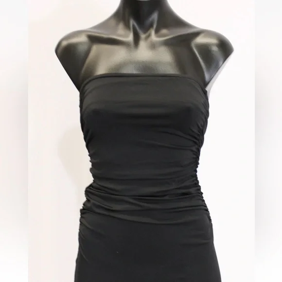 Urban Revivo Elegant Black ruffle Dress XS - Picture 3 of 8